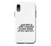Custodia per iPhone XR Preferisco il mio spazio Introvert Homebody Life