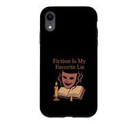 Custodia per iPhone XR Prenota Nerd Humor Fiction Fuga Burnout Bibliophile Vibes