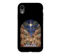 Custodia per iPhone XR Presepe portoricano con design natalizio