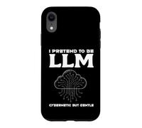 Custodia per iPhone XR PRETENDO DI ESSERE LLM CYBERNETICO MA GENTLE Programmazione AI