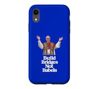Custodia per iPhone XR Primo Papa americano Leone XIV - Costruire ponti non Babels