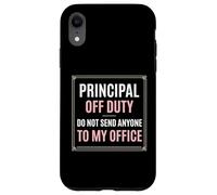 Custodia per iPhone XR Principal Off Duty Non inviare nessuno al mio ufficio