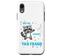 Custodia per iPhone XR Procione divertente per commettere barzellette di frode fiscale per i ragionieri