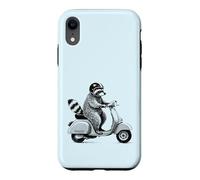 Custodia per iPhone XR Procione su Scooter, Viaggio Estivo in Italia