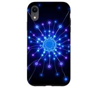 Custodia per iPhone XR Progettazione astratta della connessione tecnica dei nodi di rete