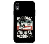 Custodia per iPhone XR Progettista ufficiale del campo da golf Men Joke Disc Golf