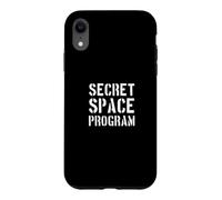 Custodia per iPhone XR Programma spaziale segreto/divertente design UFO Alien Conspiracy