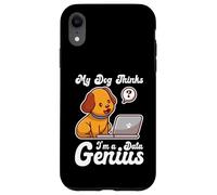 Custodia per iPhone XR Programmatore analista di scienza dei dati per gli amanti dei cani