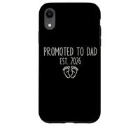 Custodia per iPhone XR Promosso a papà Est. 2026 con grafica Baby Feet