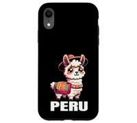 Custodia per iPhone XR Proud Peruvian Llama Parade: Cultural Peru Pride Souvenir