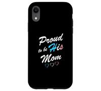 Custodia per iPhone XR Proud To Be His Mom Transgender Pride Flag Trans Figlo
