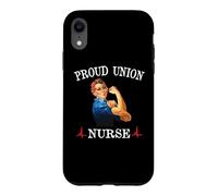 Custodia per iPhone XR Proud Union Nurse Safe Staffing Saves Night Shift RN ER ICU