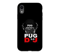 Custodia per iPhone XR Pug Is A DJ Funny Pugs and Music For Dog Lover