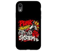 Custodia per iPhone XR Punk contro il sistema - Protesta ribelle del punk rock