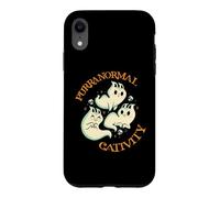 Custodia per iPhone XR Purranormal Cativity Funny Halloween Costume Ghost Cats Gift