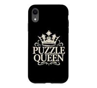 Custodia per iPhone XR Puzzle Queen Lover Puzzle Puzzle n Love Dissectologist