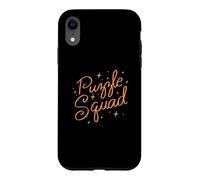 Custodia per iPhone XR Puzzle Squad Jigsaw Hobby Puzzling