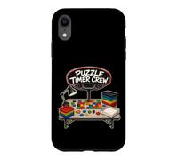 Custodia per iPhone XR PUZZLE TIMER CREW a Tempo Squadra Velocità