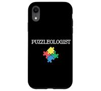 Custodia per iPhone XR Puzzleologo Jigsaw Puzzle Amante Uomini Donne Bambini Puzzle