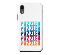 Custodia per iPhone XR Puzzler - Colorato