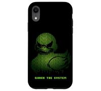 Custodia per iPhone XR Quack Il Sistema Codice Binario Duck Programmatore Cybersecurity