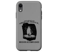 Custodia per iPhone XR Qualcuno Cool Waddles In Penguin Confidence