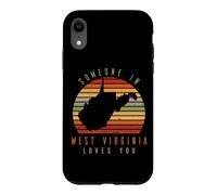 Custodia per iPhone XR Qualcuno in West Virginia ama voi Vintage State Retro