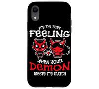 Custodia per iPhone XR Quando Il Tuo Demone Incontra La Sua Partita! Demone