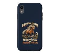 Custodia per iPhone XR Quattro zoccoli Cinque Gaits Cavallo Islandese