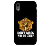 Custodia per iPhone XR Queen Bee Don't Mess With The Colony Beekeeper