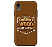 Custodia per iPhone XR Questo legno da falegname costruisce qualsiasi cosa falegname gioco di parole divertente