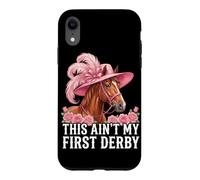 Custodia per iPhone XR Questo non è il mio primo Derby Horse Racing Equestrian Lover
