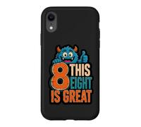 Custodia per iPhone XR Questo otto è un grande mostro vibrazioni di compleanno