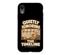 Custodia per iPhone XR Quietly Ignoring The Timeline Umorismo agenda