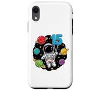 Custodia per iPhone XR Quindicesimo Compleanno Astronauta Pianeti 15 ° Carino Spazio