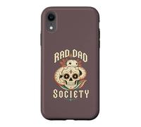 Custodia per iPhone XR Rad Axolotl Dad Skull Head Society Funny Anfibio