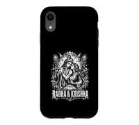 Custodia per iPhone XR Radha e Krishna amano oltre i mondi divini