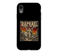 Custodia per iPhone XR Raffaello illumina la via dell'angelo angelo custode