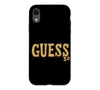Custodia per iPhone XR Raffreddare Indovina So Emblema