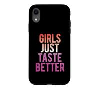 Custodia per iPhone XR Ragazze Solo Taste Better - Divertente Lesbiche Orgoglio Bandiera Colori