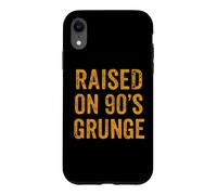 Custodia per iPhone XR Raised On 90s Grunge Vintage Alternative Rock Design