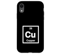 Custodia per iPhone XR Rame, Cu - Tavola periodica degli elementi Science Gifts