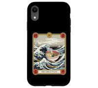 Custodia per iPhone XR Ramen Bowl Surfing The Great Wave Off Kanagawa Tarocchi