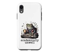 Custodia per iPhone XR Rana accademicamente malato studio nerd