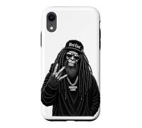Custodia per iPhone XR Rapper della West Coast Sasquatch Urban Street Style Bigfoot