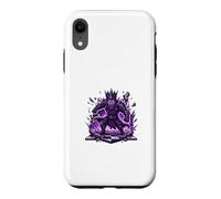 Custodia per iPhone XR Re degli Scacchi Fantasia Magia Viola