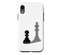 Custodia per iPhone XR Re ombra del pedone degli scacchi