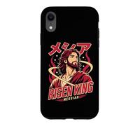 Custodia per iPhone XR Re Risorto Messia Cristiano Anime Manga Gesù Fede Arte