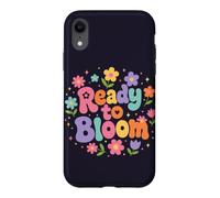 Custodia per iPhone XR Ready To Bloom Amante della Lettura Floreale Retro Bookworm