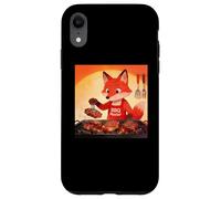 Custodia per iPhone XR Red Fox Cooking Grill BBQ Funny Gift Red Fox